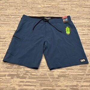 Pelagic Gyotaku Fishing Shorts Mens 40 Dwight Hwang Water Activated Art New Rare